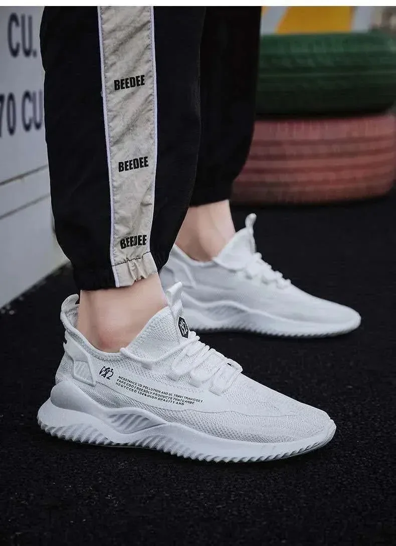 2024 New Style Breathable Korean Version Casual Sneakers for Men, Trendy Mesh Sports Shoes Male