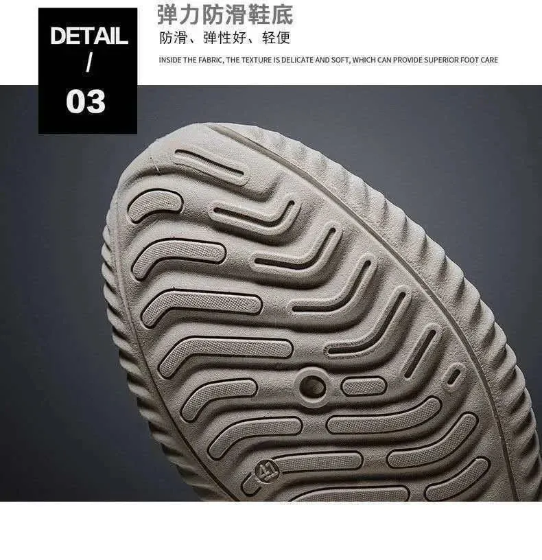 2024 New Style Breathable Korean Version Casual Sneakers for Men, Trendy Mesh Sports Shoes Male