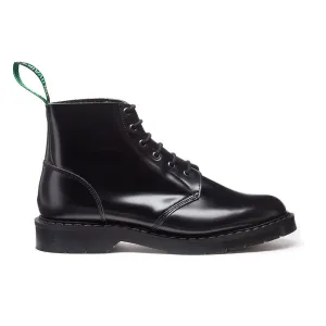 Astronaut Boot 6 Eye - Black Hi Shine