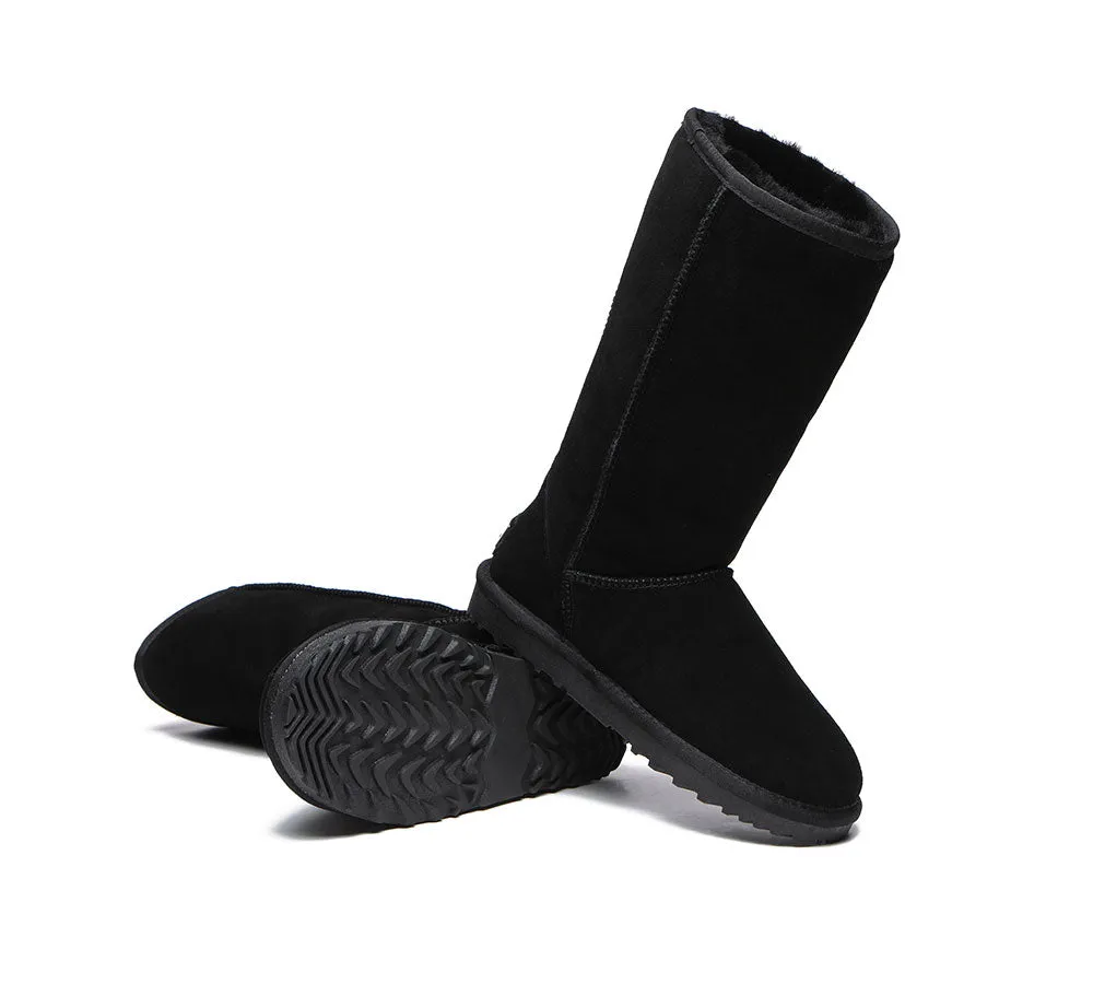 AUSTRALIAN SHEPHERD® UGG Boots Double Face Sheepskin Tall Classic Suede