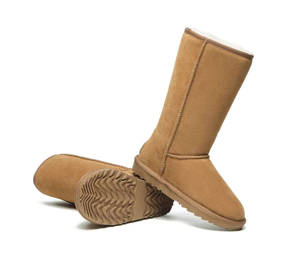 AUSTRALIAN SHEPHERD® UGG Boots Double Face Sheepskin Tall Classic Suede