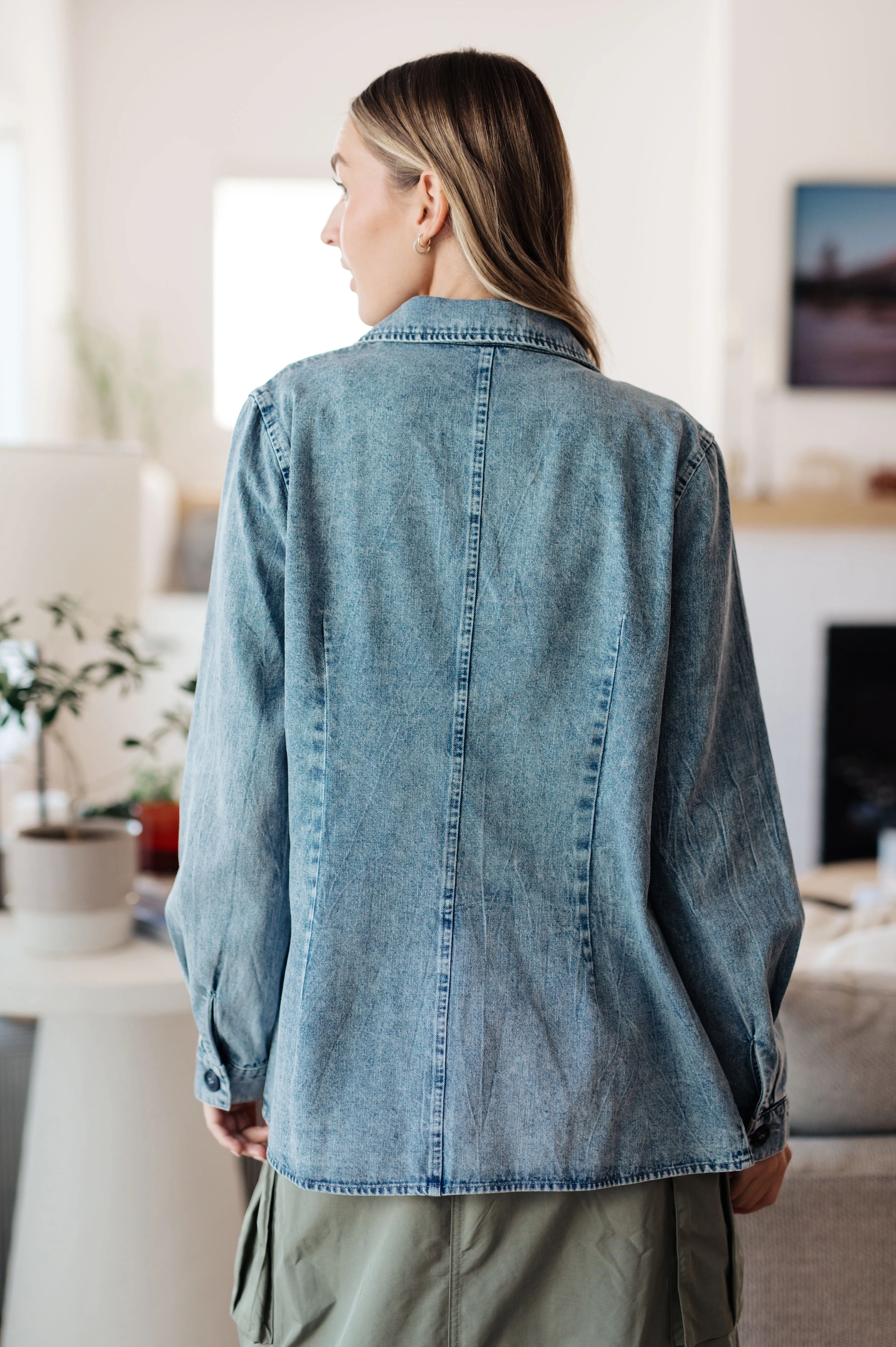 BIBI- Business Brunch Denim Blazer (Reg & Curvy)