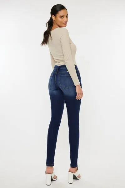 Bonnie Kancan Mid Rise Gradient Skinny Jeans