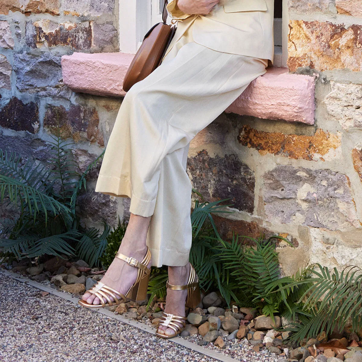 Camila X Maryons 50th Anniversary Block Heel Sandals