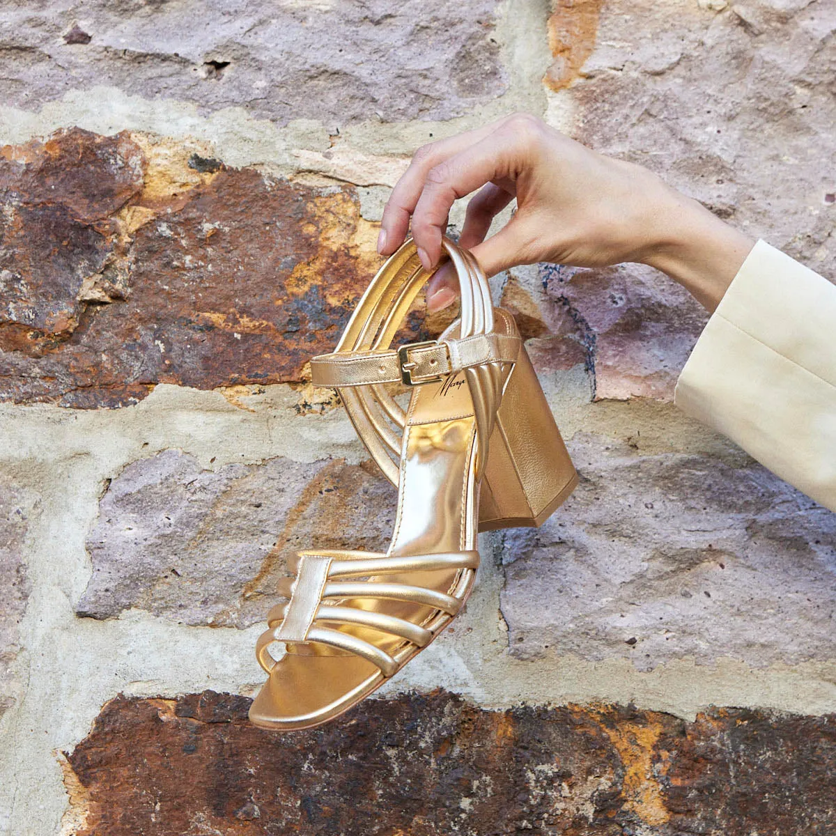 Camila X Maryons 50th Anniversary Block Heel Sandals