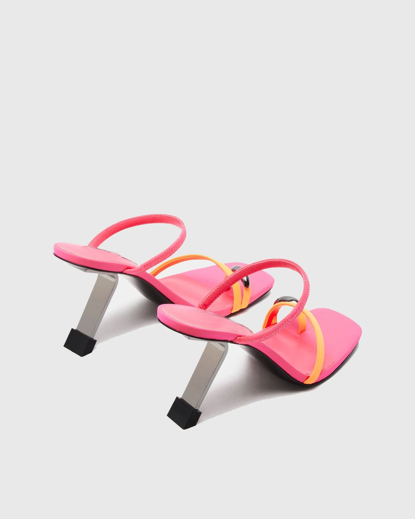 Carmen Heyerotypic Heel Sandals In Hot Pink