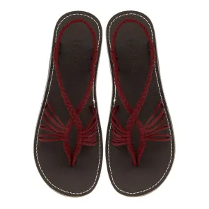 Cocoon- Burgundy Rope Sandals
