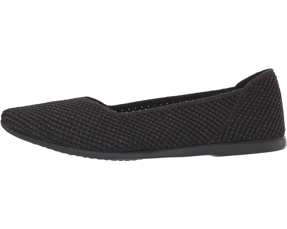 Cole Haan Springfeel Stitchlite Skimmer Black Charcoal Sock Slip On Ballet Flats