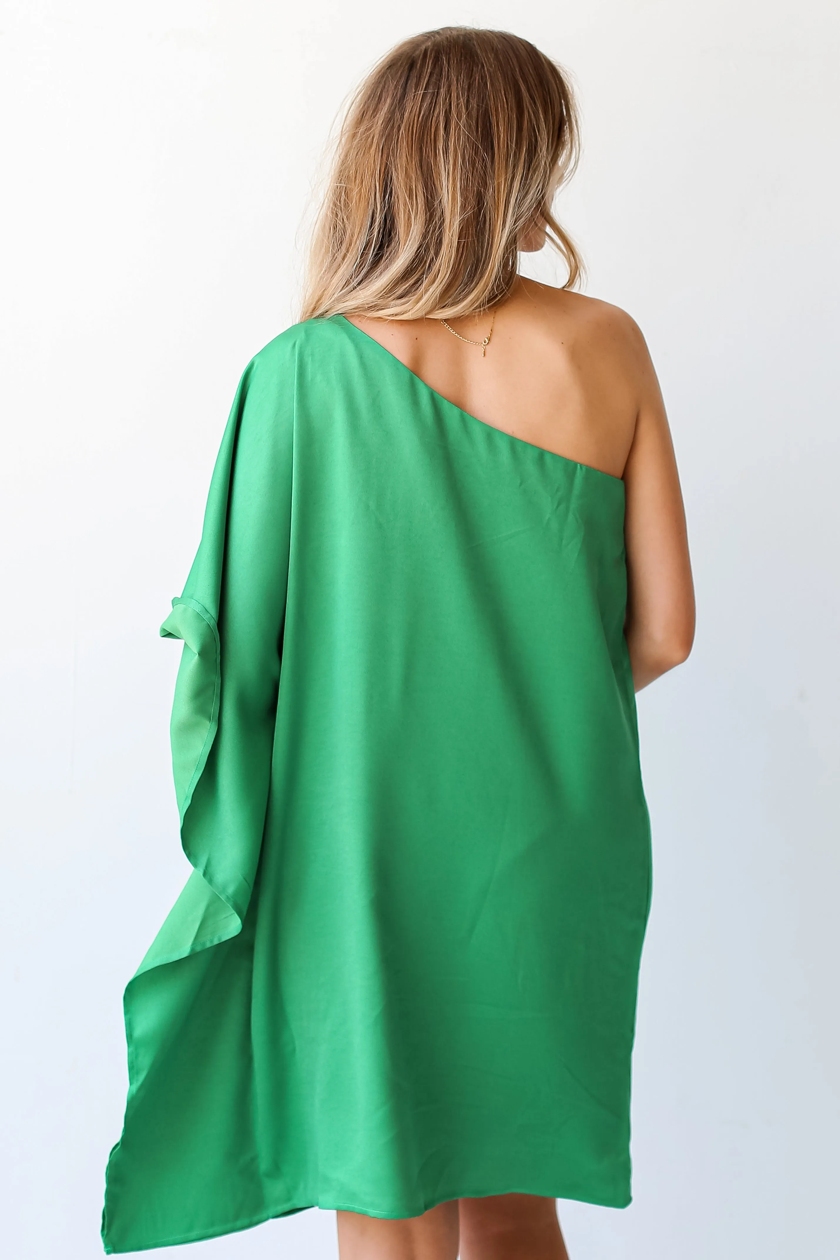 FINAL SALE - Elegant Desires One-Shoulder Mini Dress