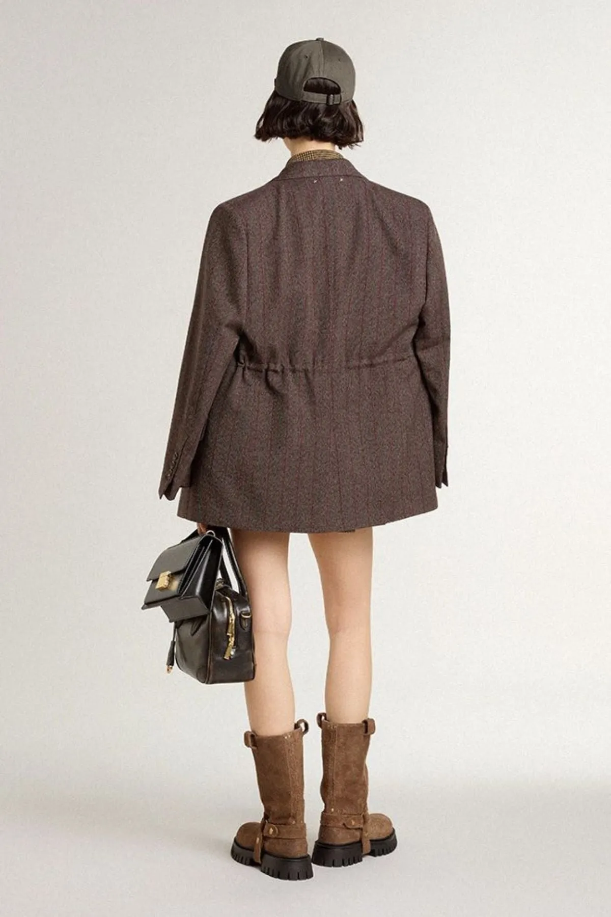 Golden Goose Distressed Venezia Bag - Black