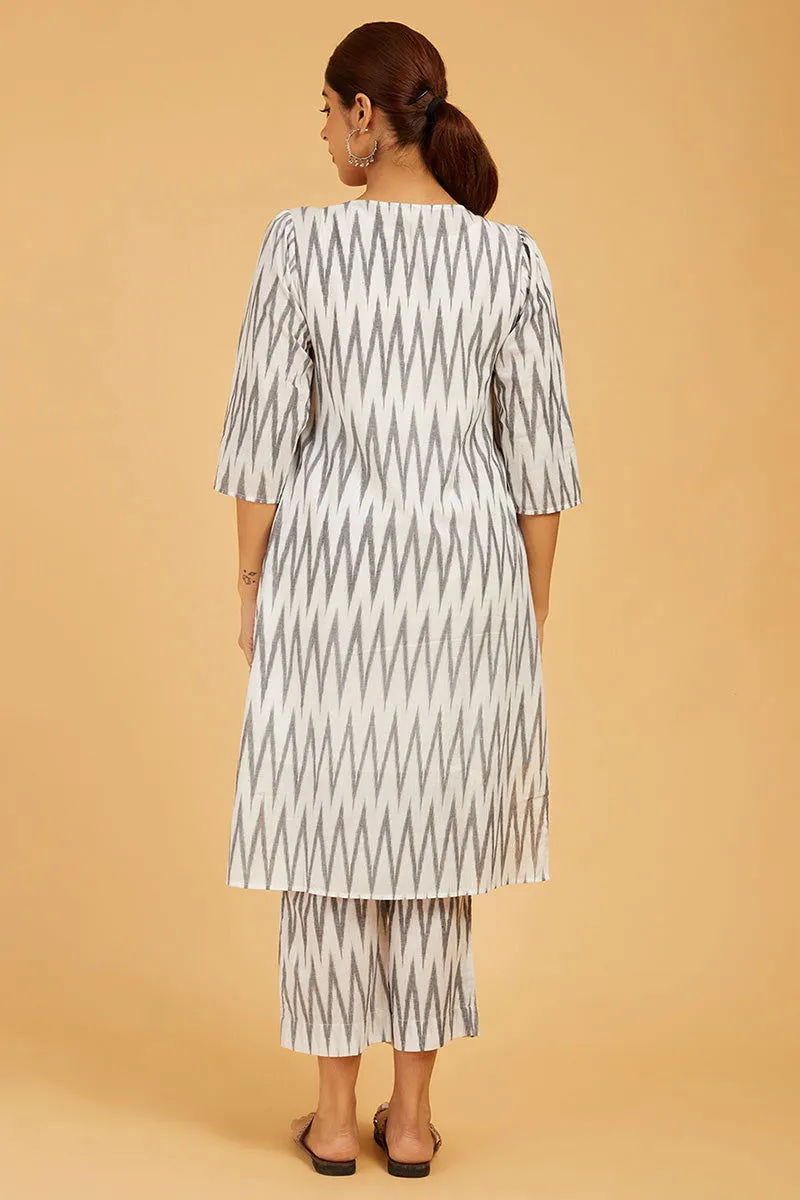Ikat Angarkha Cord-Set
