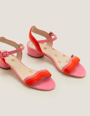 Kitty Heeled Sandals-Bright Camellia Multi