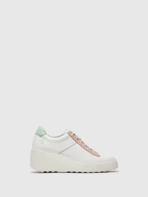 Lace-up Trainers DELF580FLY WHITE/NUDE/MINT