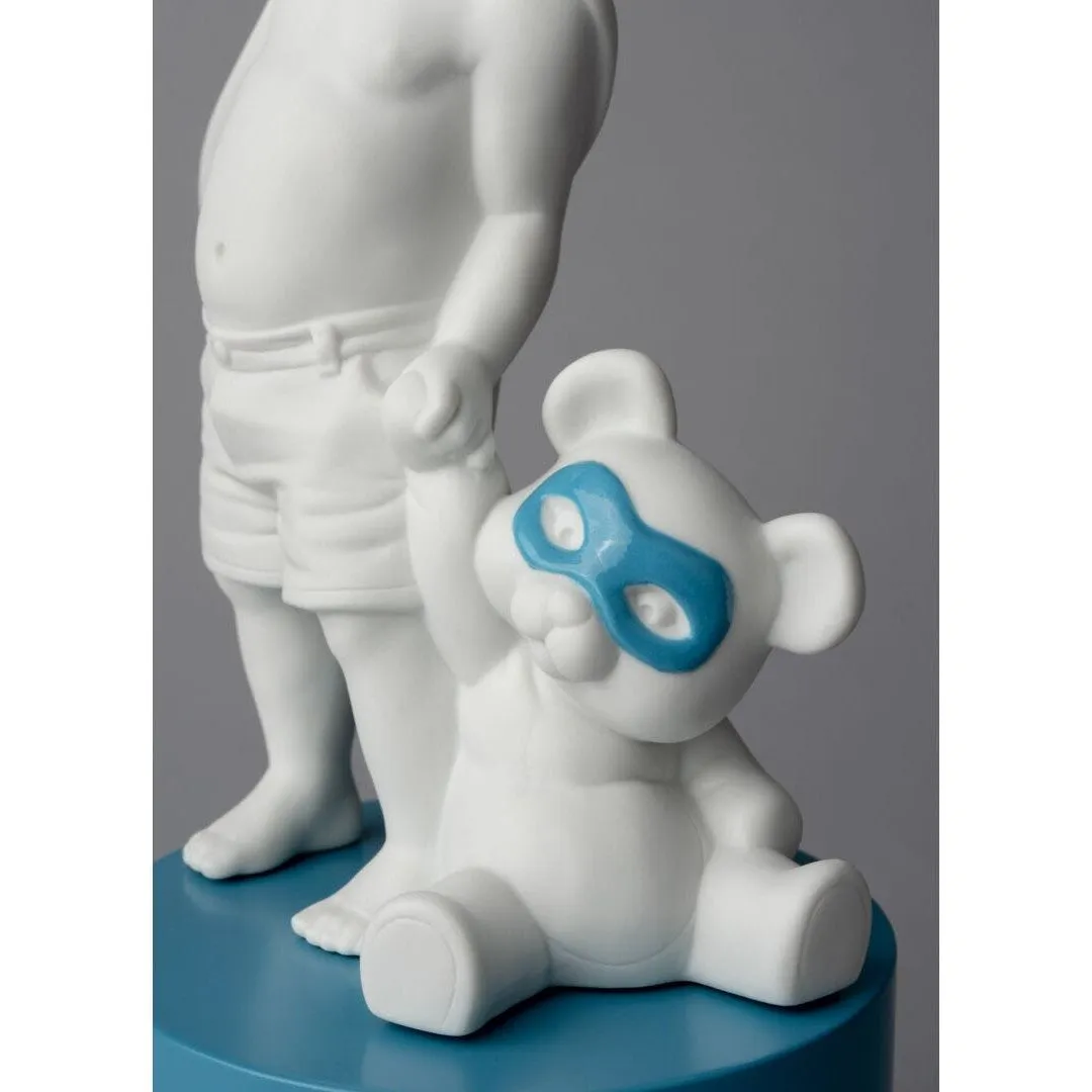 Lladro I have Super Powers Baby Boy Figurine
