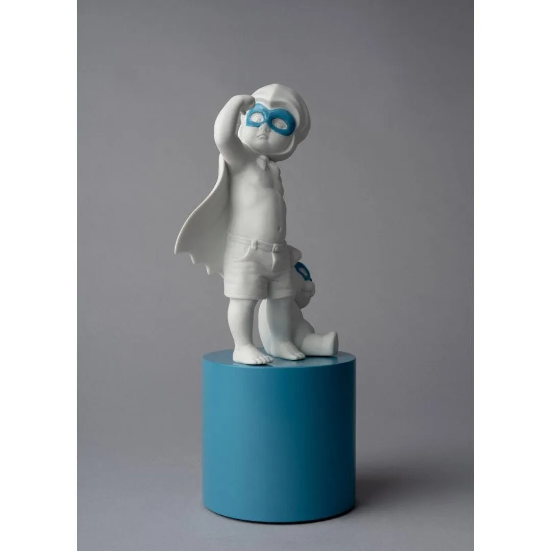 Lladro I have Super Powers Baby Boy Figurine
