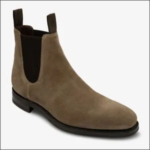 Loake Emsworth Flint Suede Rubber Sole F Fit @
