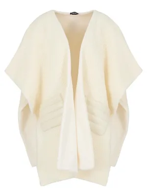 Mantella in misto lana effetto shearling Capsule Chalet