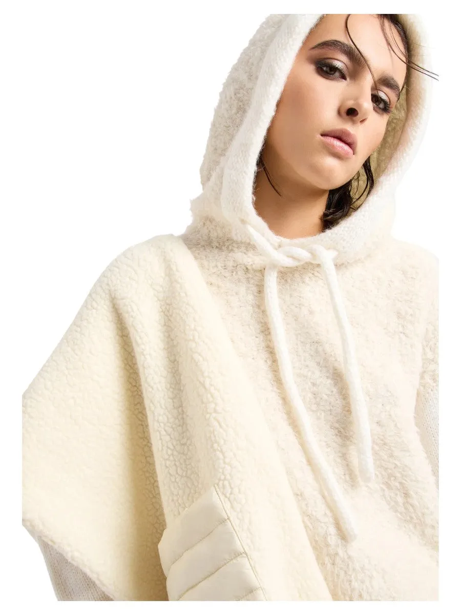 Mantella in misto lana effetto shearling Capsule Chalet