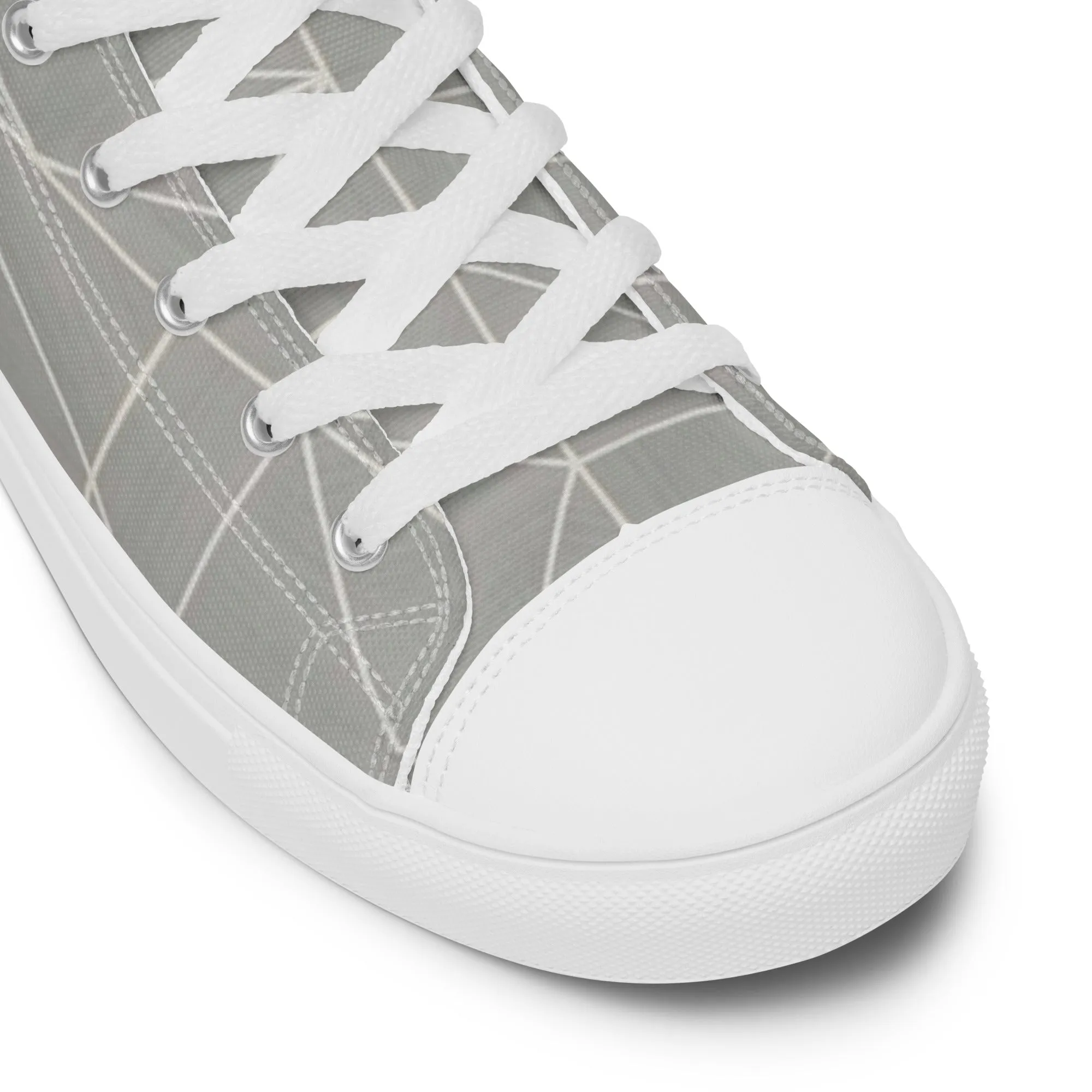 MODERN LINES Men’s high top canvas shoes