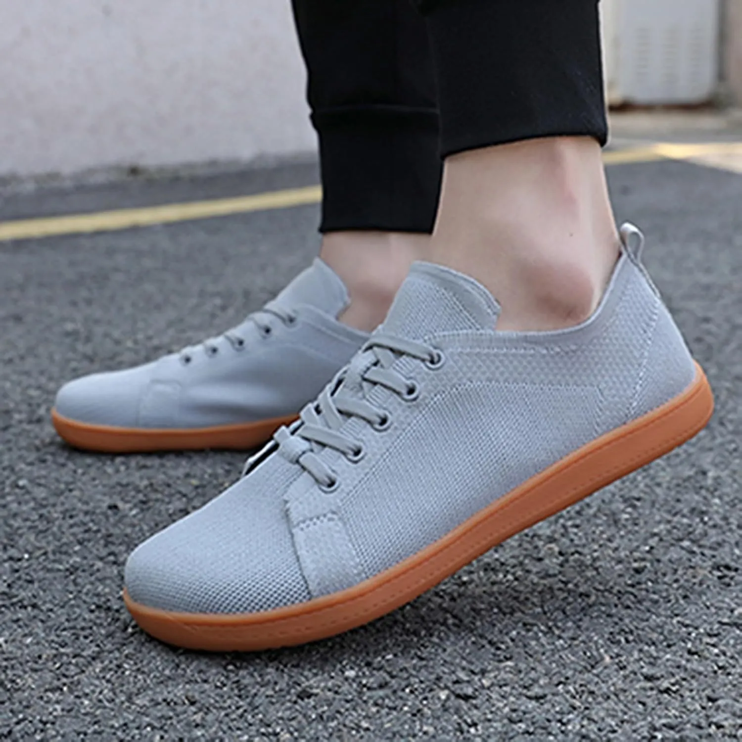 Orthopedic Shoes for Women Jazz Shoes Lace-up Sneakers Modern Dance Shoes Air Cushion Platform Walking Dance Shoes