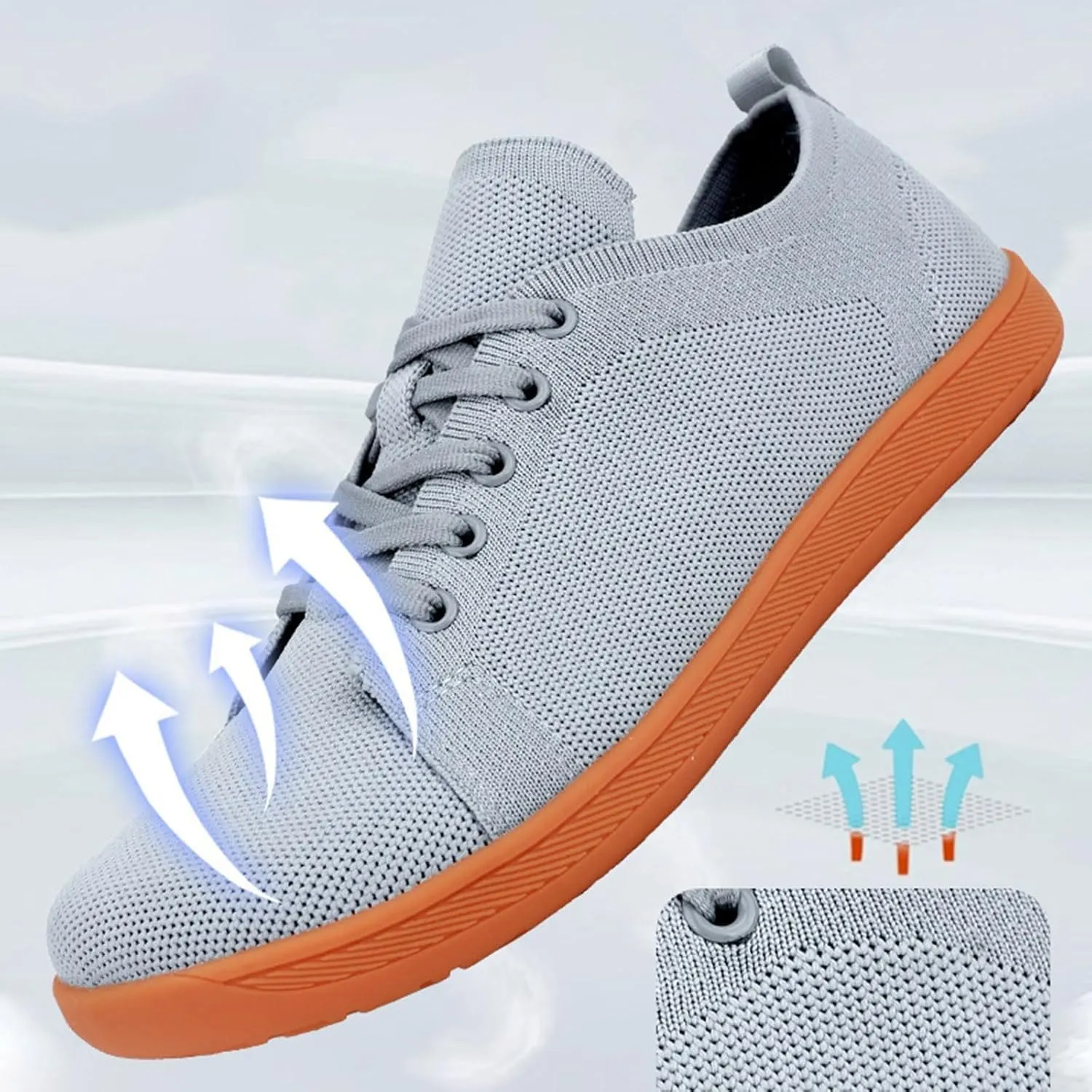 Orthopedic Shoes for Women Jazz Shoes Lace-up Sneakers Modern Dance Shoes Air Cushion Platform Walking Dance Shoes