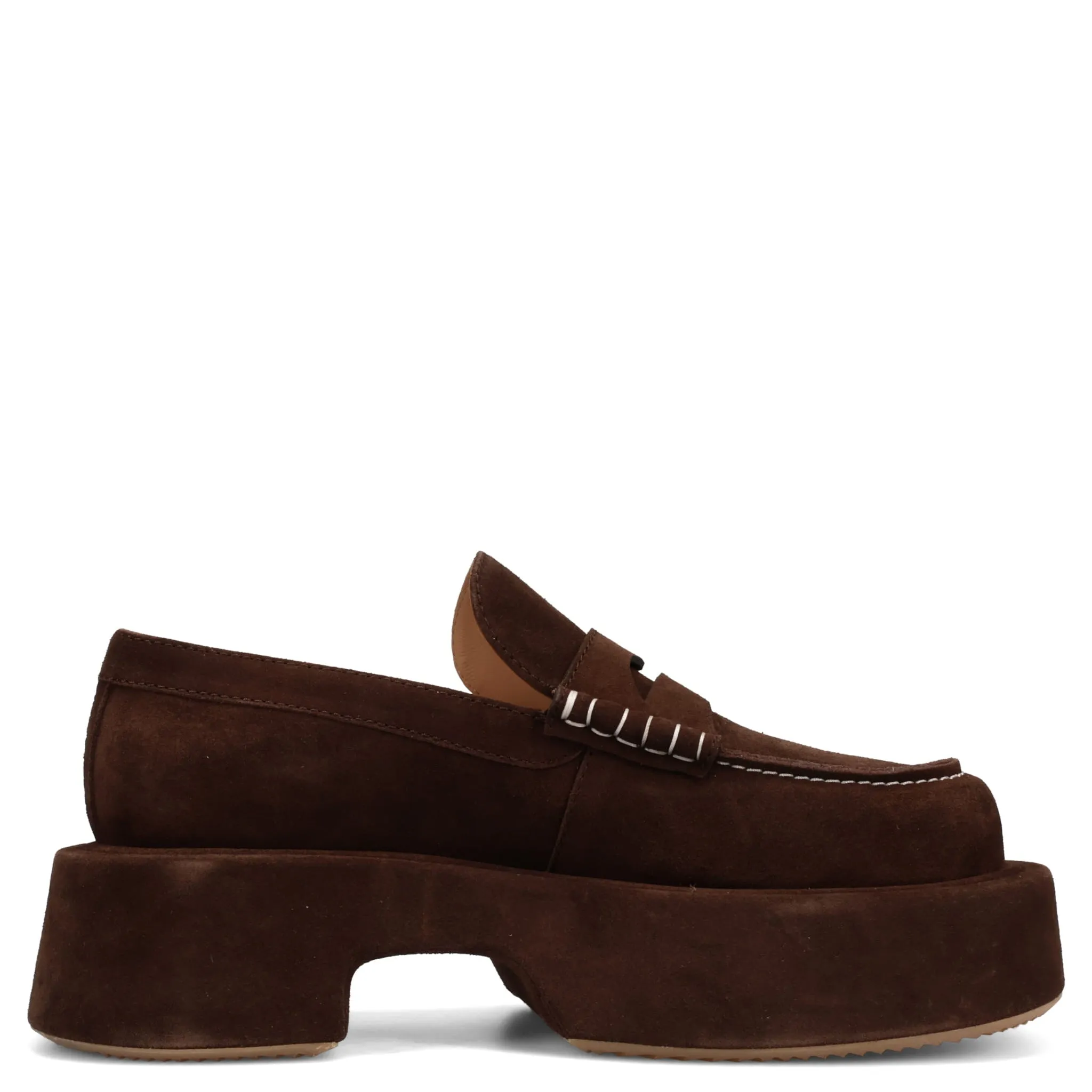 PLATFORM MOCCASSIN / 600:DARK BROWN
