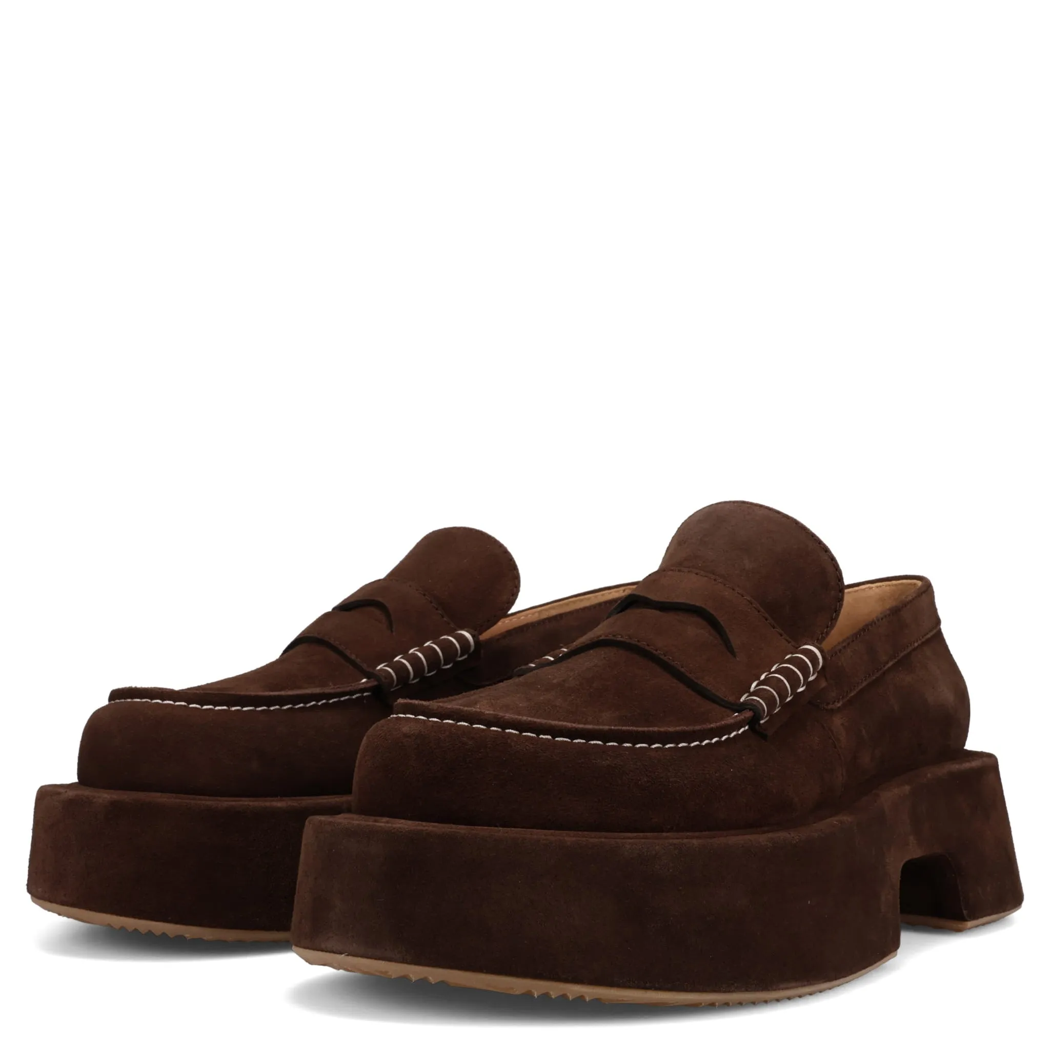 PLATFORM MOCCASSIN / 600:DARK BROWN