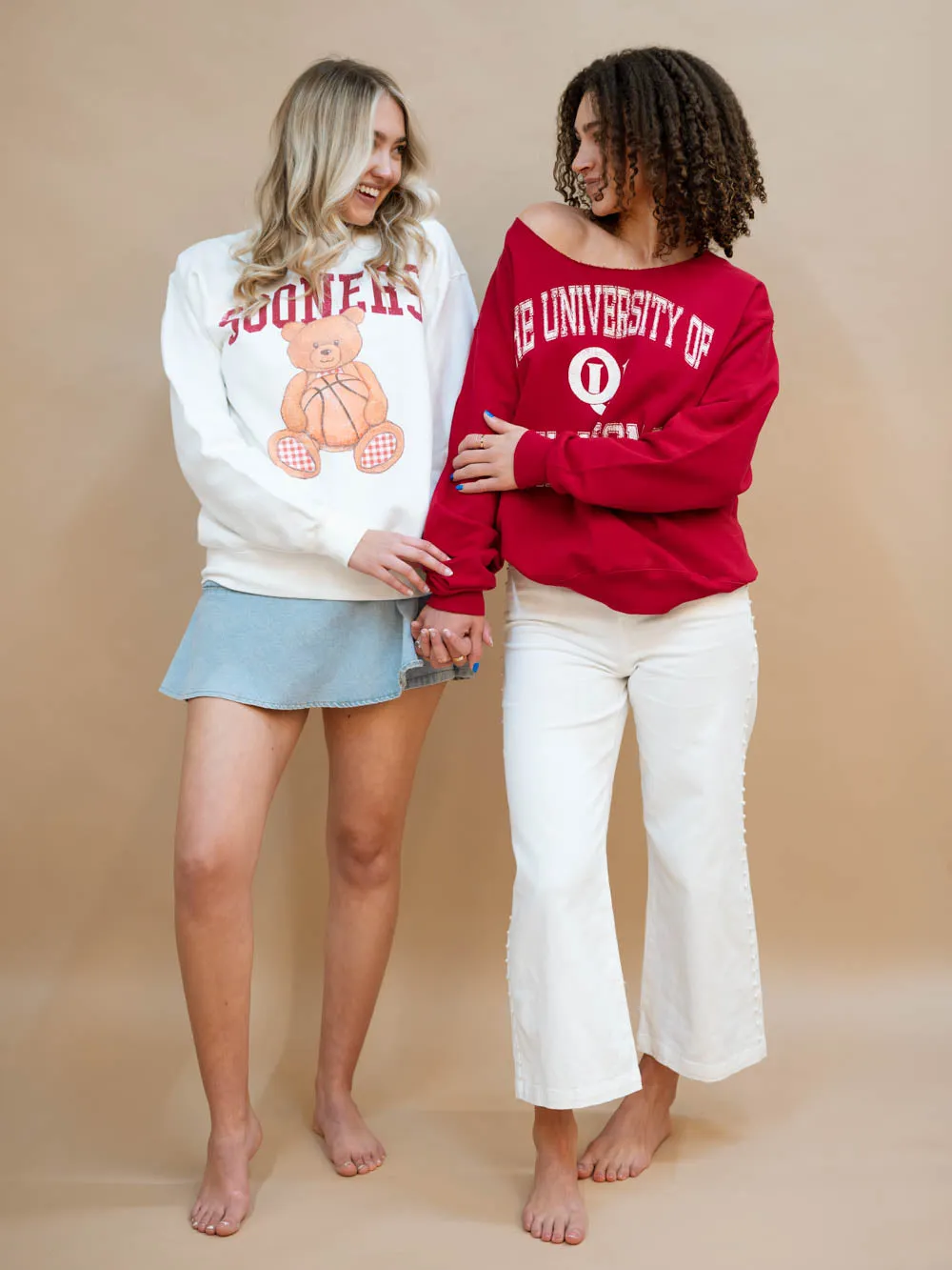 Red OU Flashdance Sweatshirt