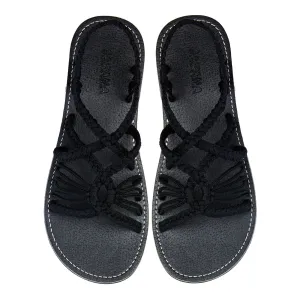 Relax - Classic black Rope Sandals