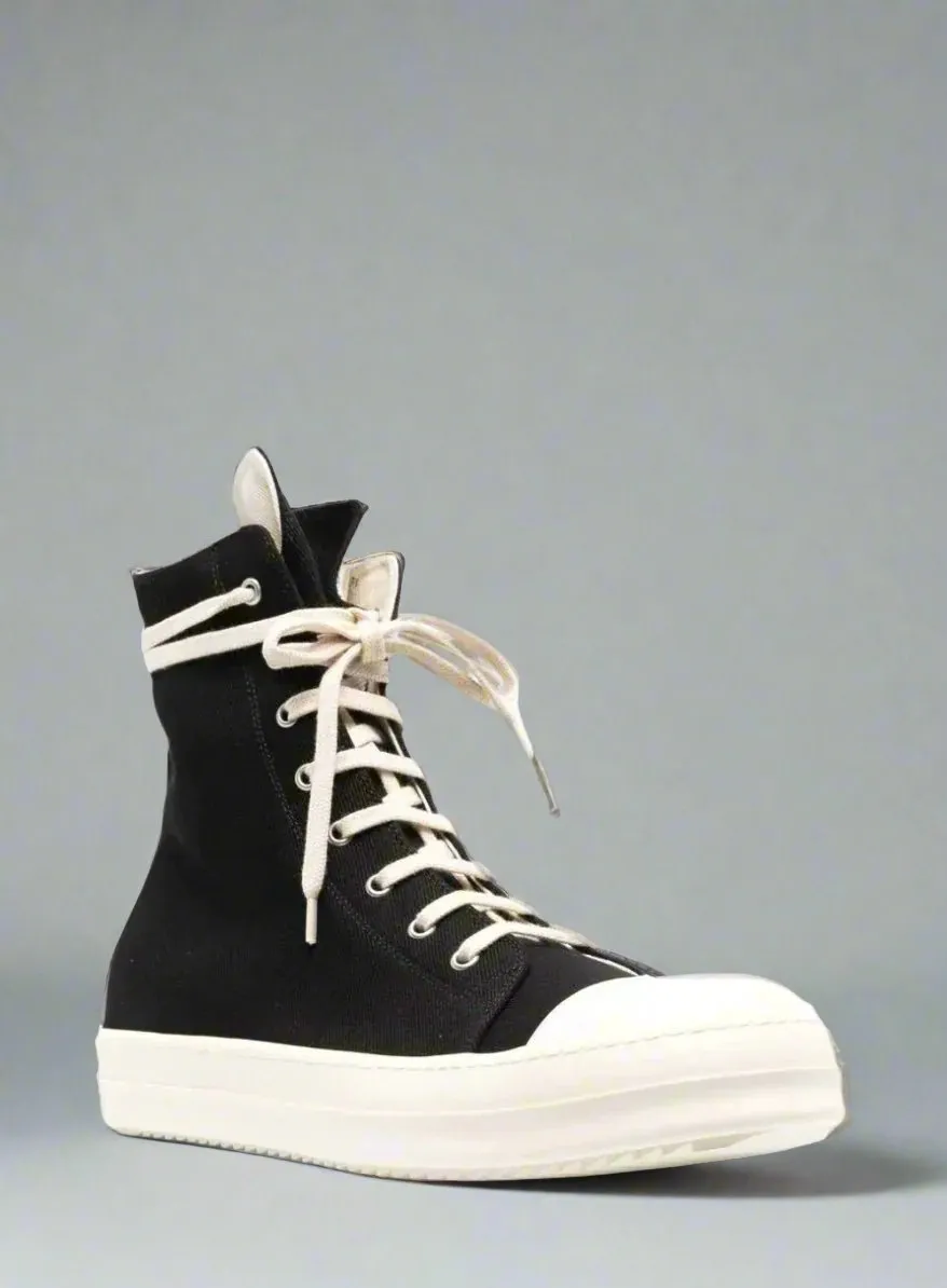 RICK OWENS DRKSHDW | Denim High Top Sneakers