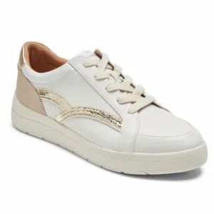 Rockport Women TRUFLEX NAVYA NAVYA RETRO SNEAK WHITE PARTY TEXTILE/SYNTHETIC