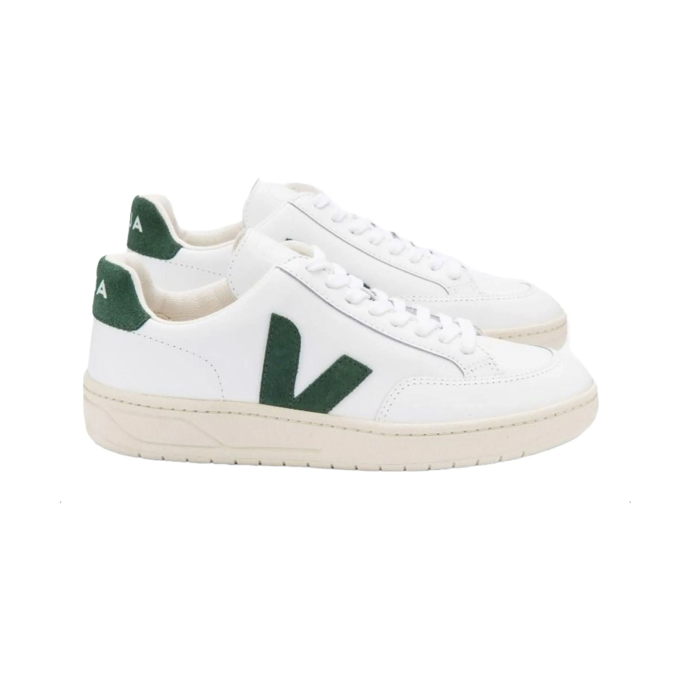 Scarpe V-12 Leather Uomo White/Cyprus