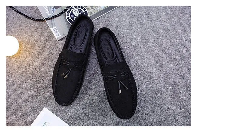 SHEIN Suedette Bow Decor Loafers