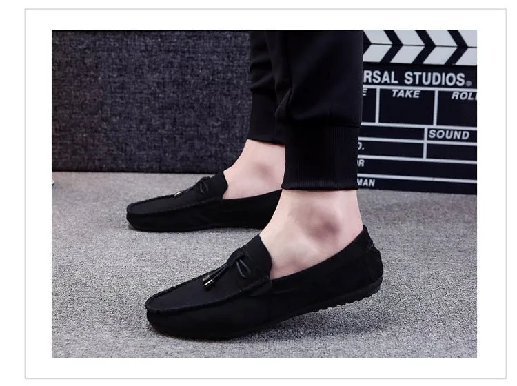 SHEIN Suedette Bow Decor Loafers