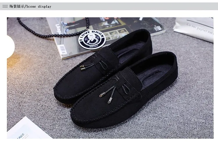 SHEIN Suedette Bow Decor Loafers