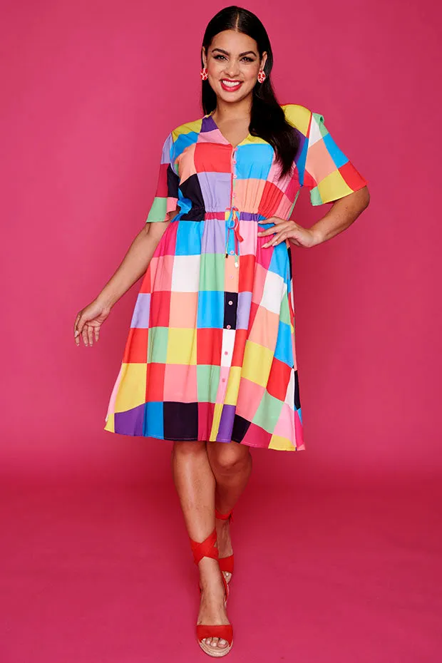 Siena Rubik's Cube Dress