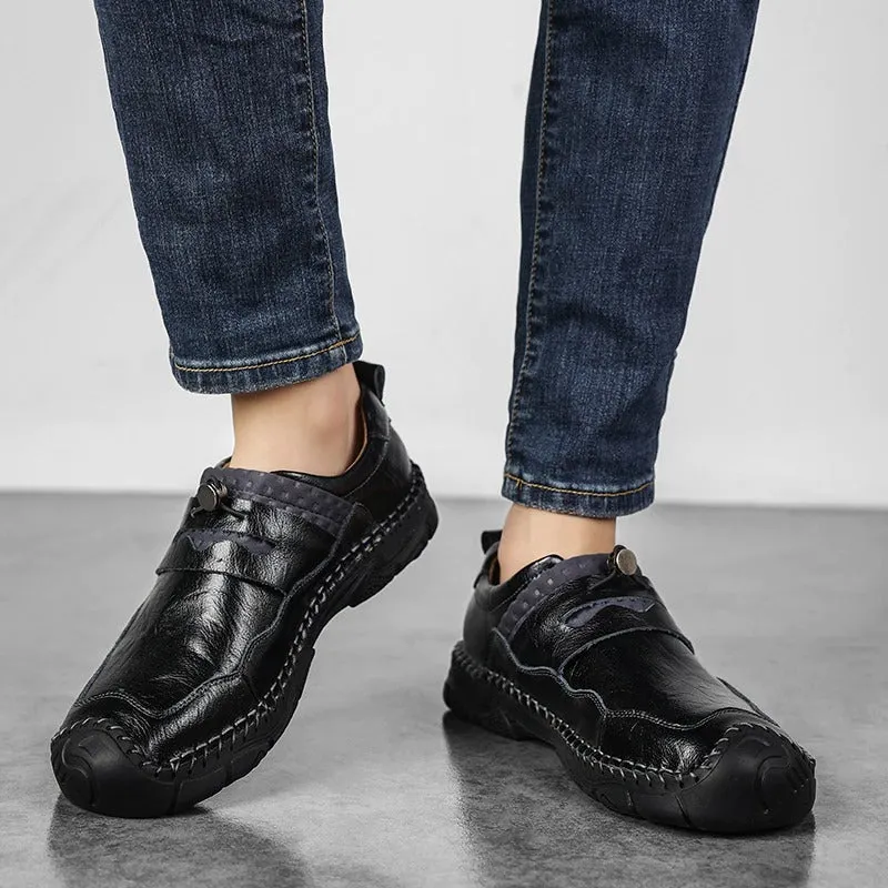 Split Leather Comfortable Casual Men's Shoes