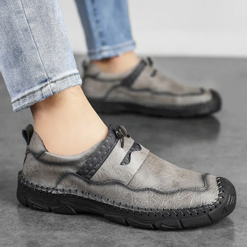 Split Leather Comfortable Casual Men's Shoes