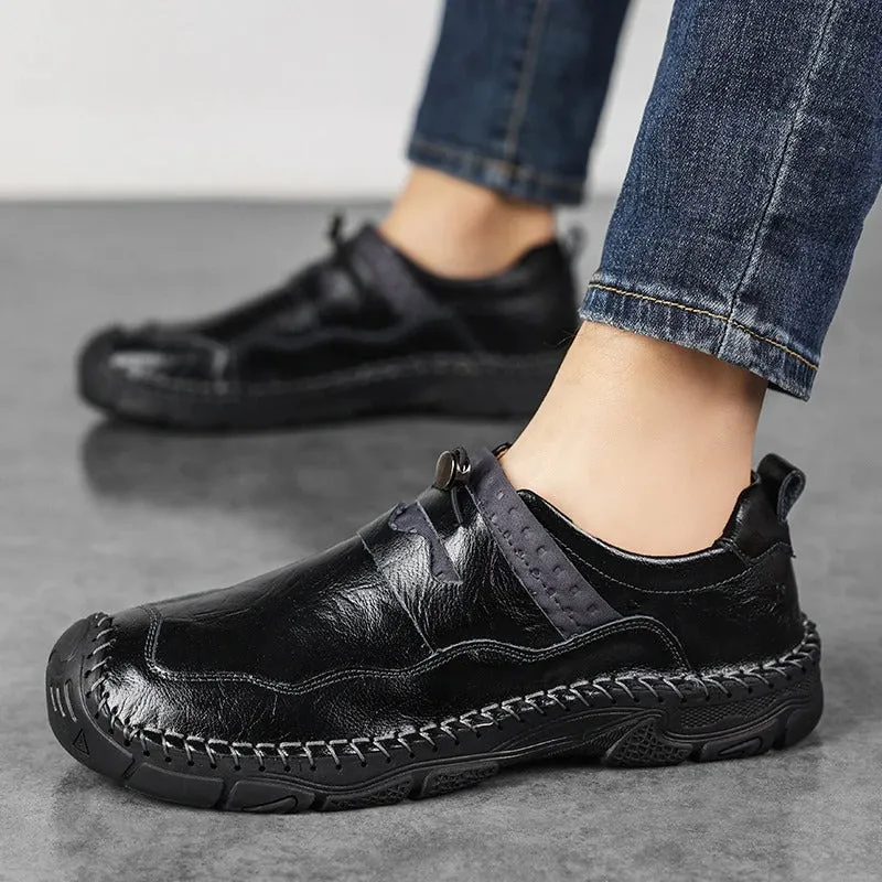 Split Leather Comfortable Casual Men's Shoes