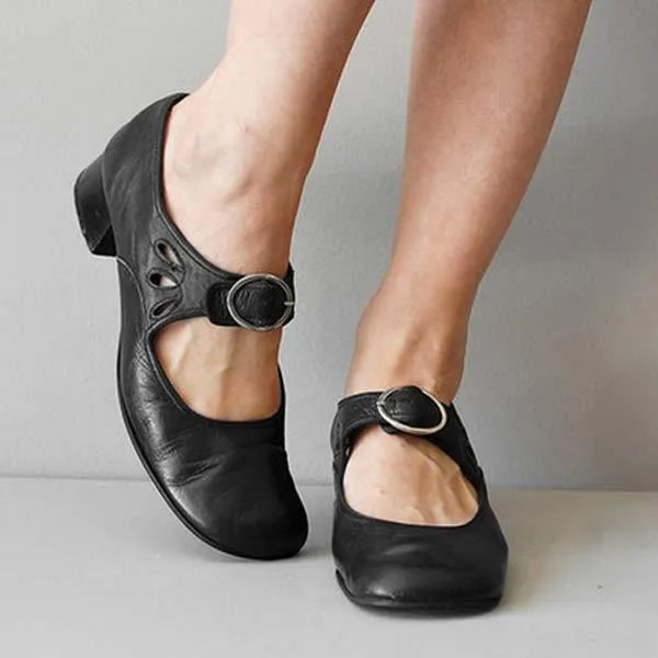 Sylis | Elegant Leather Heel Sandals