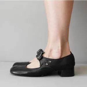 Sylis | Elegant Leather Heel Sandals