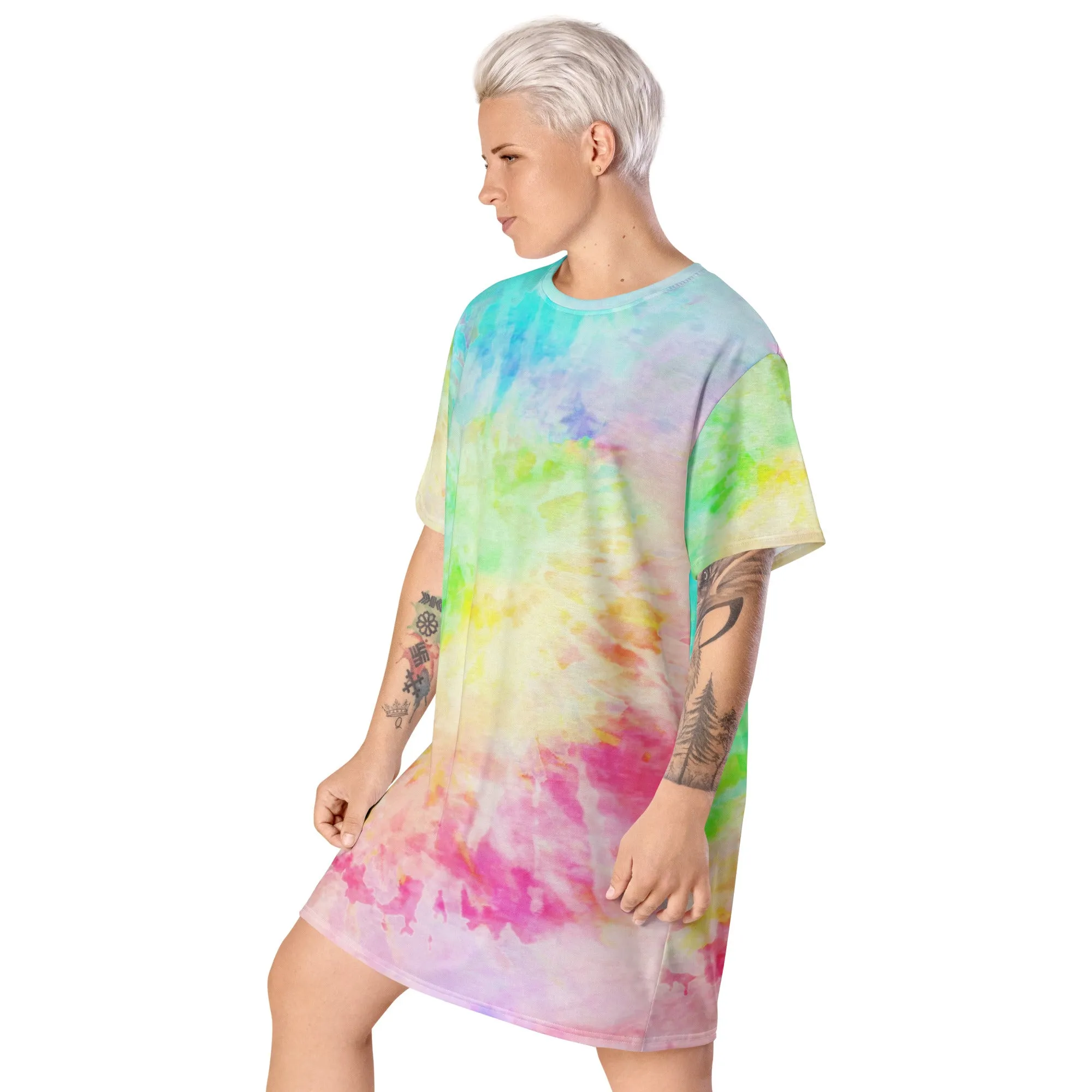 Trend4us Tie Dye T-shirt Dress