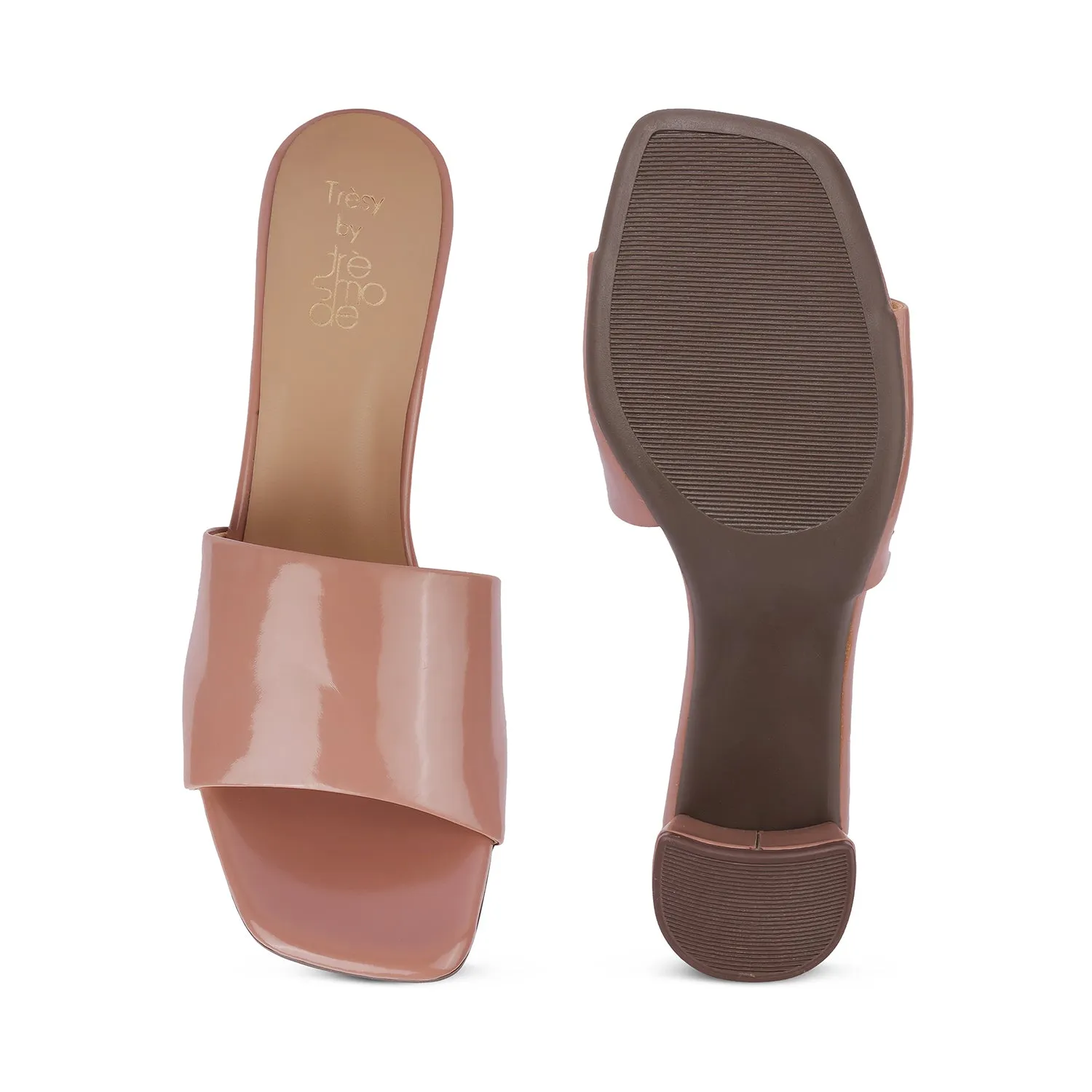Tresmode Bariz TMM-4 Nude Women's Casual Block Heel Sandals