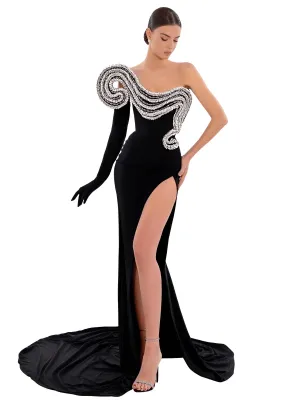 Women's Celebrity Dress Sexy Strapless Backless Diamond Beaded Maxi Gown Dress 2025 Elegant Evening Party Club Dress